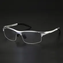 8177 Optical Eyeglasses Frame for Men Eyewear Prescription Glasses Half Rim Man Spectacles Alloy Frame Eyeglasses ee fashion square eyeglasses men half frame optical eyeglasses frame optical eye glasses frame prescription eyewear oculos