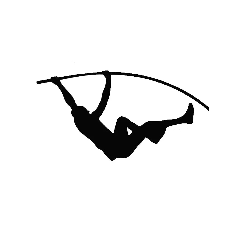 15.6*8.2CM Summer Sports Car Stickers High Jump Track And Field