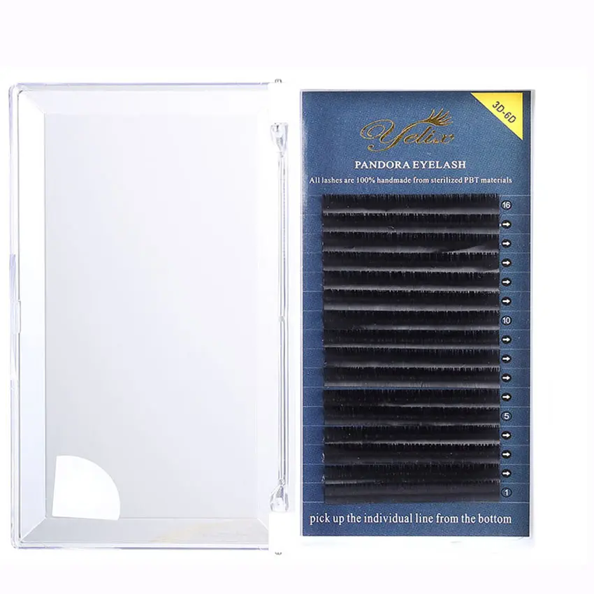 

3d Individual Eyes Eyelashes Natural False Eye Lashes Mink Fake Eyelash Extensions Eyebrow Cilios Posticos Cils Lash 0.07 Set