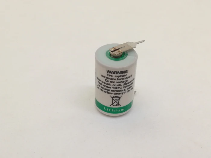 10 шт./лот новый оригинальный saft LS14250 14250 3.6 В 1250 мАч LiSOCL2 plc батарея с двумя Pin Бесплатная доставка