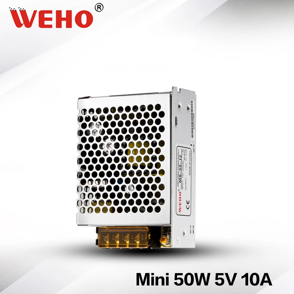 

(MS-50-5) Factory outlet ! switching power supply, 85-264VAC input 5VDC output 50w led driver