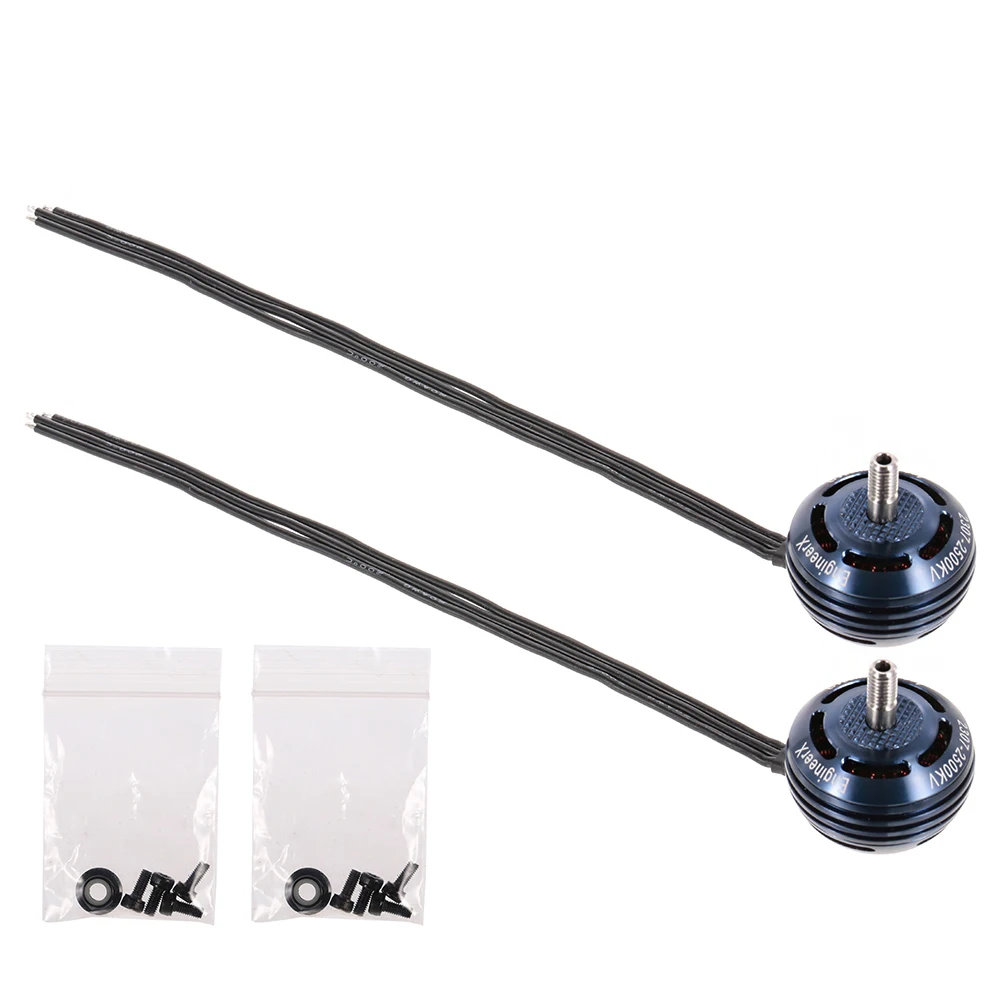 2pcs EngineerX 4-5S 2307 2500KV Brushless Motor CW CCW for QAV220 250 RC FPV Quadcopter Drone RC Helicopter Motor (13)