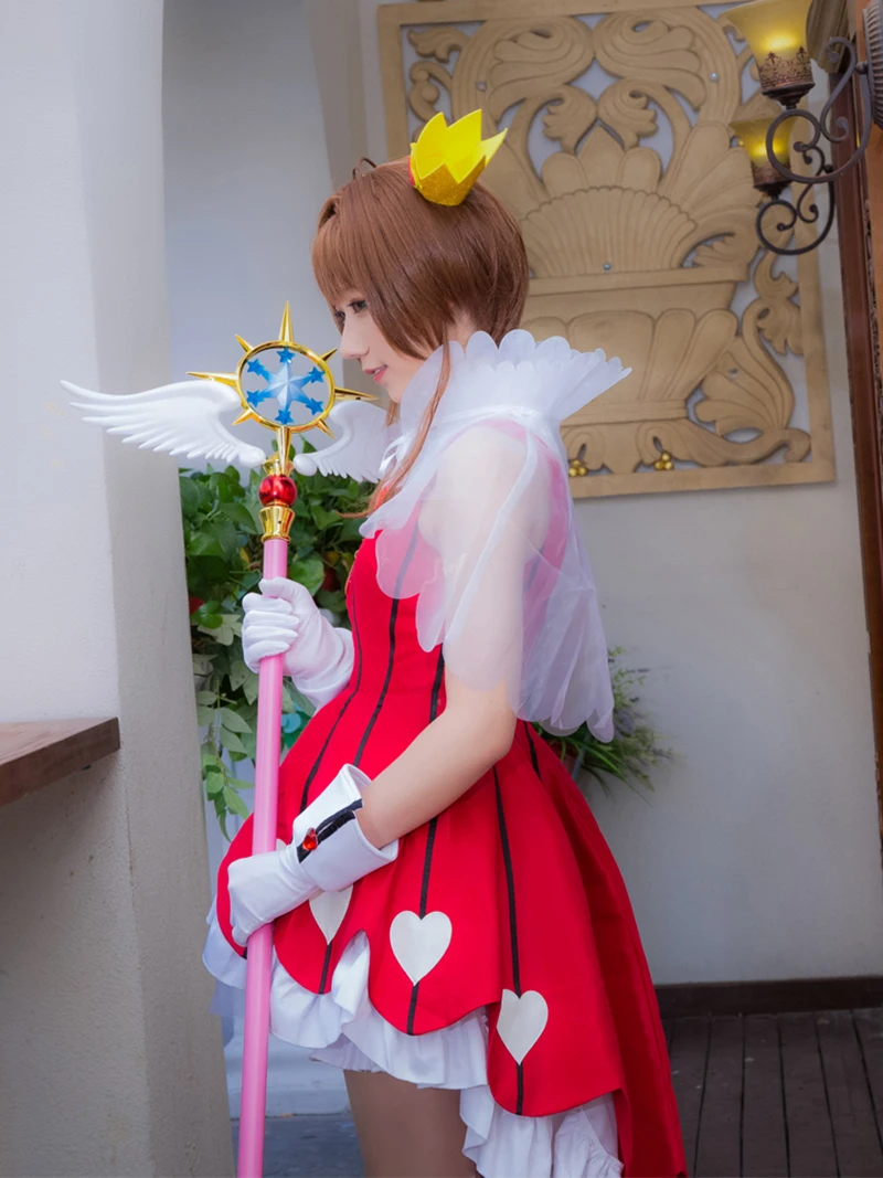 44 8 &quotДлина Cardcaptor Sakura Kinomoto Сакура Косплэй звезда мечта палка Волшебная палочка
