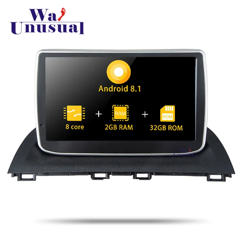 

Autoradio 9 Inch Octa Core Android 8.1 Car Multimedia Player For Mazda 3 Atenza 2014 2015 2016 Car Radio With BT WIFI Maps 2din
