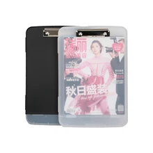 A4 черный/белый классический Многофункциональный файловый Органайзер Пластик прямоугольный планшет кейс для файлов папка для документов ручка хранения канцелярских принадлежностей WJD05