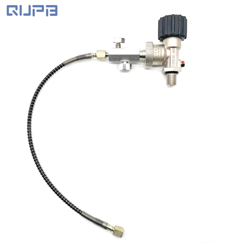 Разливочная станция PCP Airfoce DIN300BAR G5/8 Female M18 Male с воздушным клапаном 30Mpa/4500psi