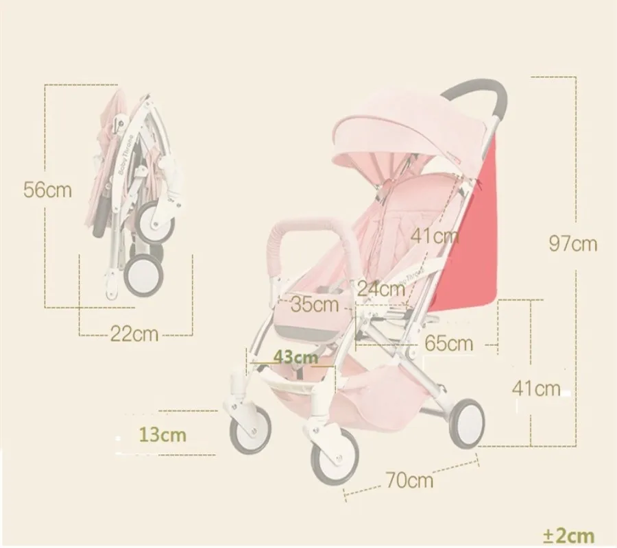 Европа Горячая Распродажа Детские StrollerPortable легкий дорожные коляски 5 8 Кг для