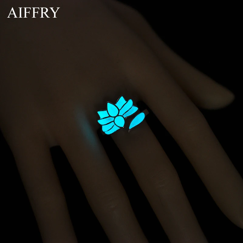 

glow in the dark ring vintage anillos 2016 hot sale bohemian glowing rings for women jewelry R2111