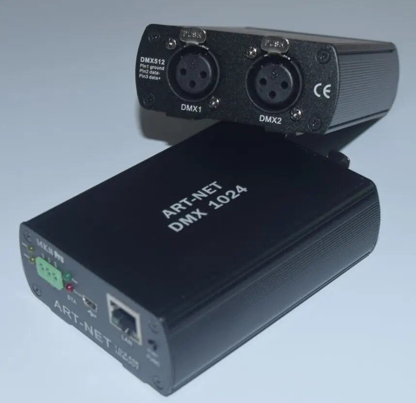 

ArtNet PC USB interface DMX1024 led stage light controller box, DMX SPI convertor controller light synchronization Freestyle 3D
