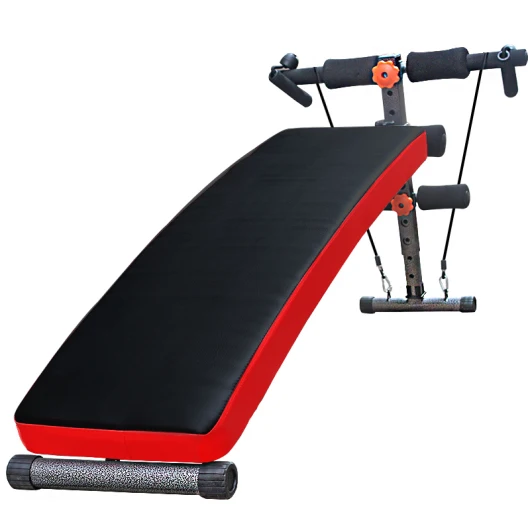 IBORT Professional Sit up Bench Thicken Padded With Pull Ropesboard