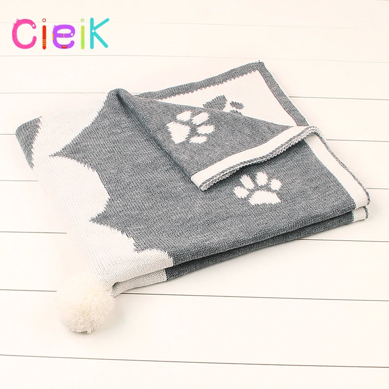 CieiK Baby Blanket Animal Bunny Muslin Floral Swaddle Newborn Girl Boy Soft Wrap Kids Photo Playing Knitted Warm Children Towel  (18)