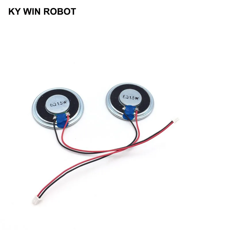 

2pcs New Ultra-thin speaker 8 ohms 1.5 watt 1.5W 8R speaker Diameter 36MM 3.6CM thickness 5MM with 1.25mm terminal wire long 10C