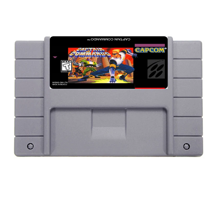 Hot Selling 16bit 46pin Super Game Card - Captain Commando | Электроника