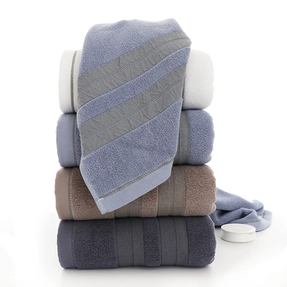 70*140cm Cotton Bath Shower Towel Thick Towels Home Bathroom Hotel For Adults Couples Soft Water