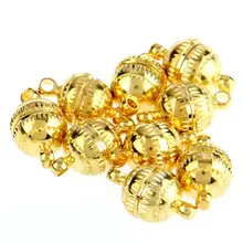 20 шт медная Металлическая магнитная застежка 8 мм застежка цепи