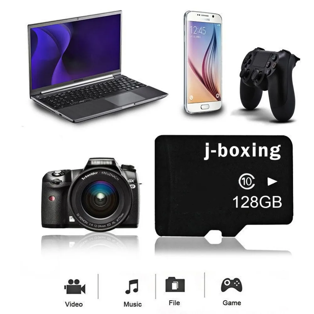 Высокоскоростная карта памяти J boxing 50X флеш 16 ГБ 32 класс 10 USB Flash 64 128 накопитель TF