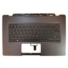 GZEELE для acer Aspire R7-372 R7-372T ноутбук черный верхний чехол Упор для рук и клавиатура КБ ободок США Версия 6B. G8SN5.005