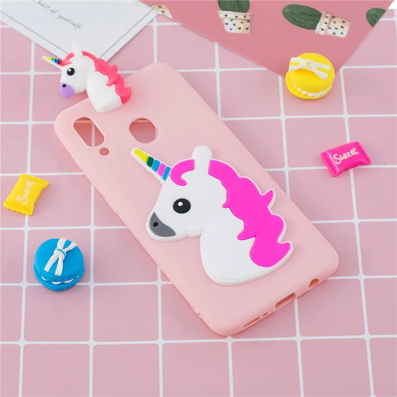 3D единорога панда Cat Чехол с принтом "кактус" для Coque samsung Galaxy A10S A20S A30S A50S A10 A20 A20E A30 A40 A50 A70 A51 A71 чехол Funda