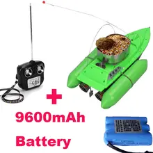 Newest Updated T10 Fishing Bait Boat RC lure fish boat 8hours/9600MAH RC Anti Grass Wind Remote Control+9600mAh Battery