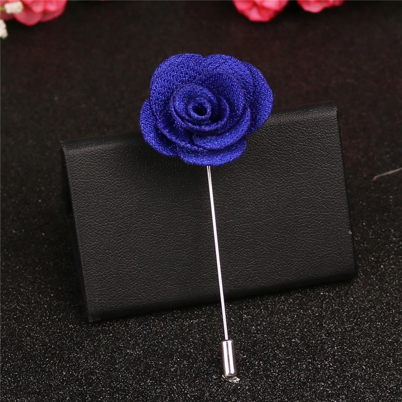 

YO CHO Simple Boutonniere for Men Artificial Cloth Corsage Groomsmen Wedding Party Meeting Unique Personal Decoration Handicraft