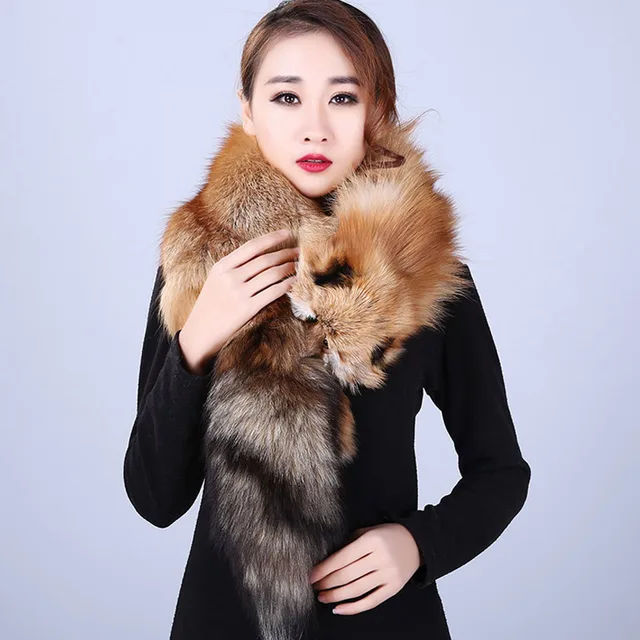 genuine fox fur stole