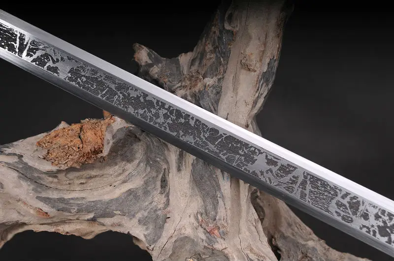 Китайская династия Хань династии меч ручной работы 1060 углеродистая сталь пластинчатое лезвие коллекционный меч домашний меч дерокация