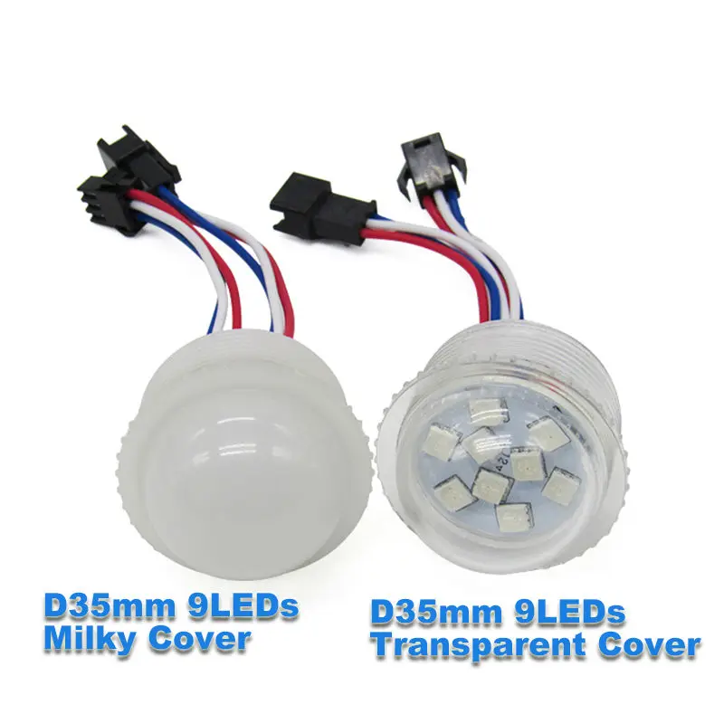 Полноцветный rgb 35 мм 9 светодиодный s UCS1903 водонепроницаемый смарт-5050 smd LED пиксель rgb Светодиодный модуль лампы Адресуемая цифровая лампа