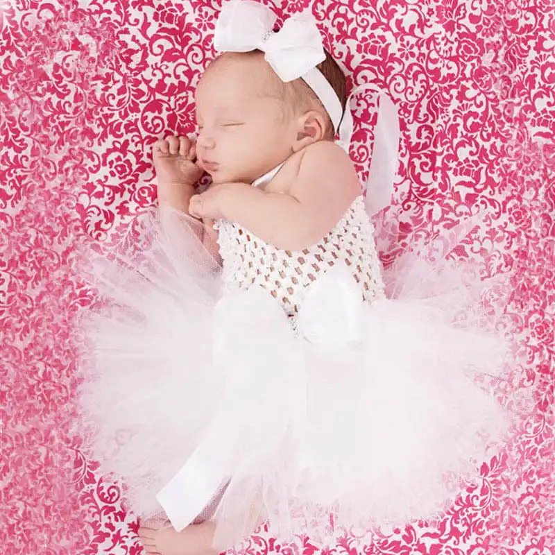white tutu dress baby girl