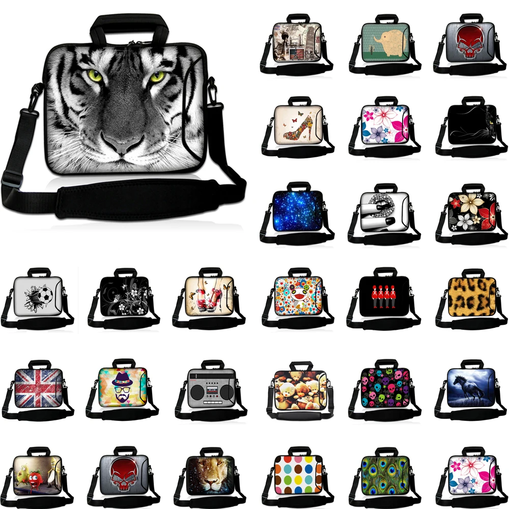 Неопреновый портфель для ноутбука с ручкой для 10 12 13 15 14 15,4 15,6 17,3 дюймов плечевой ремень для ноутбука сумка для Macbook Pro 13