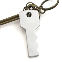 Металлический ключ, USB флеш-накопитель, 64 ГБ, 128 ГБ, серебристо-Золотая память, USB флешка, 512 ГБ, флешка, 1 ТБ, флешка, 2 ТБ, флешка, 2,0, подарок