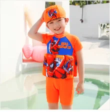 New Swimsuit Baby Boys Swimming Trunks Children Boys Beach Shorts Star Board Trunks Surfer Swimwear Short Pants with Cap