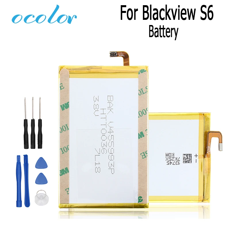 Аккумулятор ocolor для Blackview S6 4180 мА/ч новинка 100% Сменные аксессуары аккумуляторы