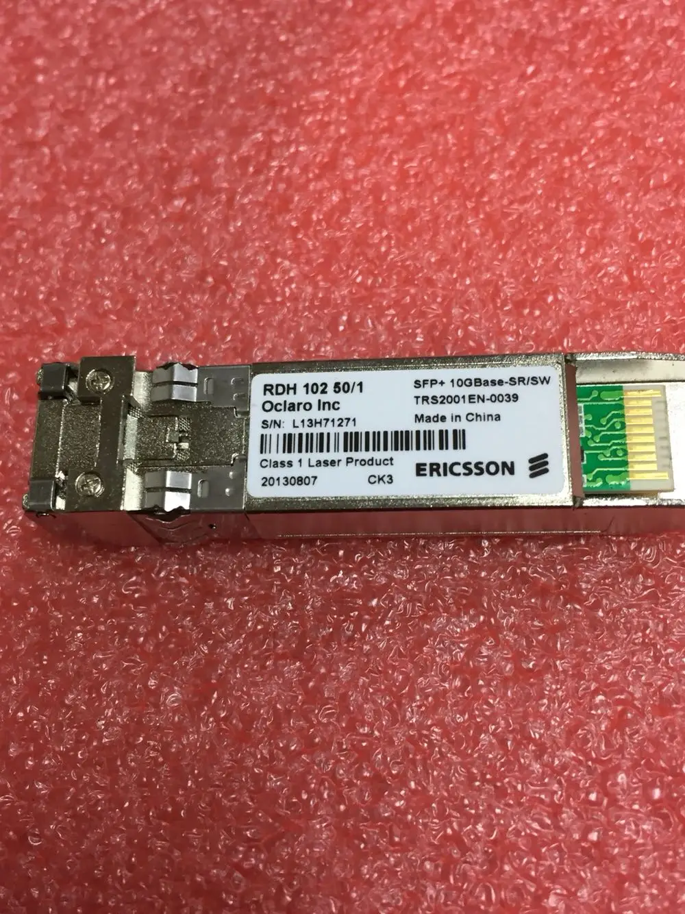 Ericsson RDH 102 50/1 SFP + 10 г oclaro TRS2001EN-0039 SFP + модуль оптического волокна