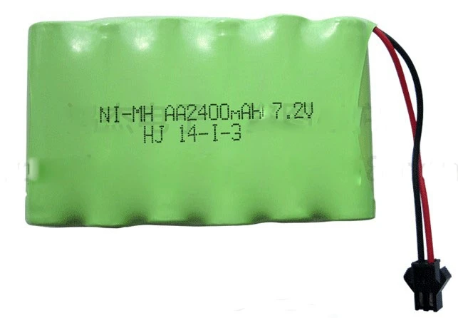 2400mah 7,2 v перезаряжаемая батарея nimh 7,2 v/aa nimh батарея Ni-MH 7,2 v для дистанционного управления электрический игрушечный инструмент лодка