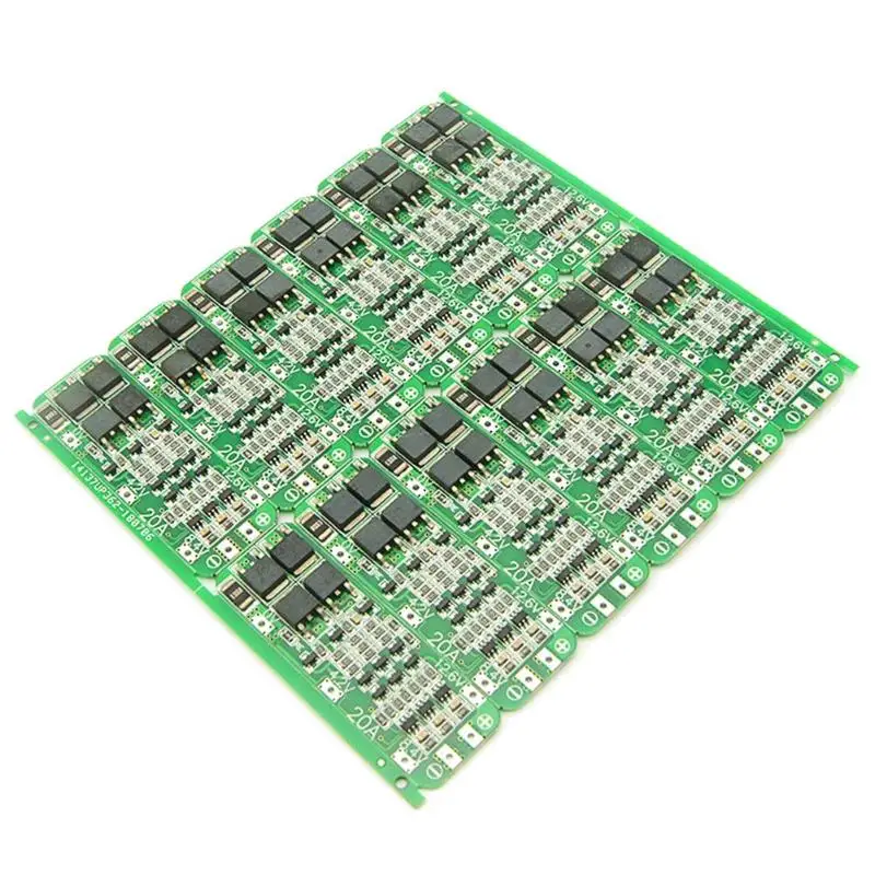 3S 20A литий-ионный аккумулятор 18650 зарядное устройство PCB плата защиты BMS ячейка для номинального напряжения 3,6 V 3,7 V литиевая батарея