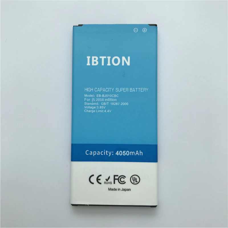 imágenes para 4050 mAh EB-BJ510CBC Li-ion Batería Del Teléfono para Samsung Galaxy J5 2016 Edición J510 j5109 j5108 J510 imágenes para 4050 mAh EB-BJ510CBC Li-ion Batería Del Teléfono para Samsung Galaxy J5 2016 Edición J510 j5109 j5108 J510