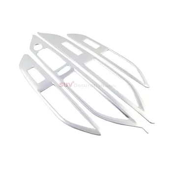 

Left-handle Car For Peugeot 3008GT 3008 GT 2016 2017 2018 Stainless Steel Interior Car Door Window Switch Armrest Cover Trims
