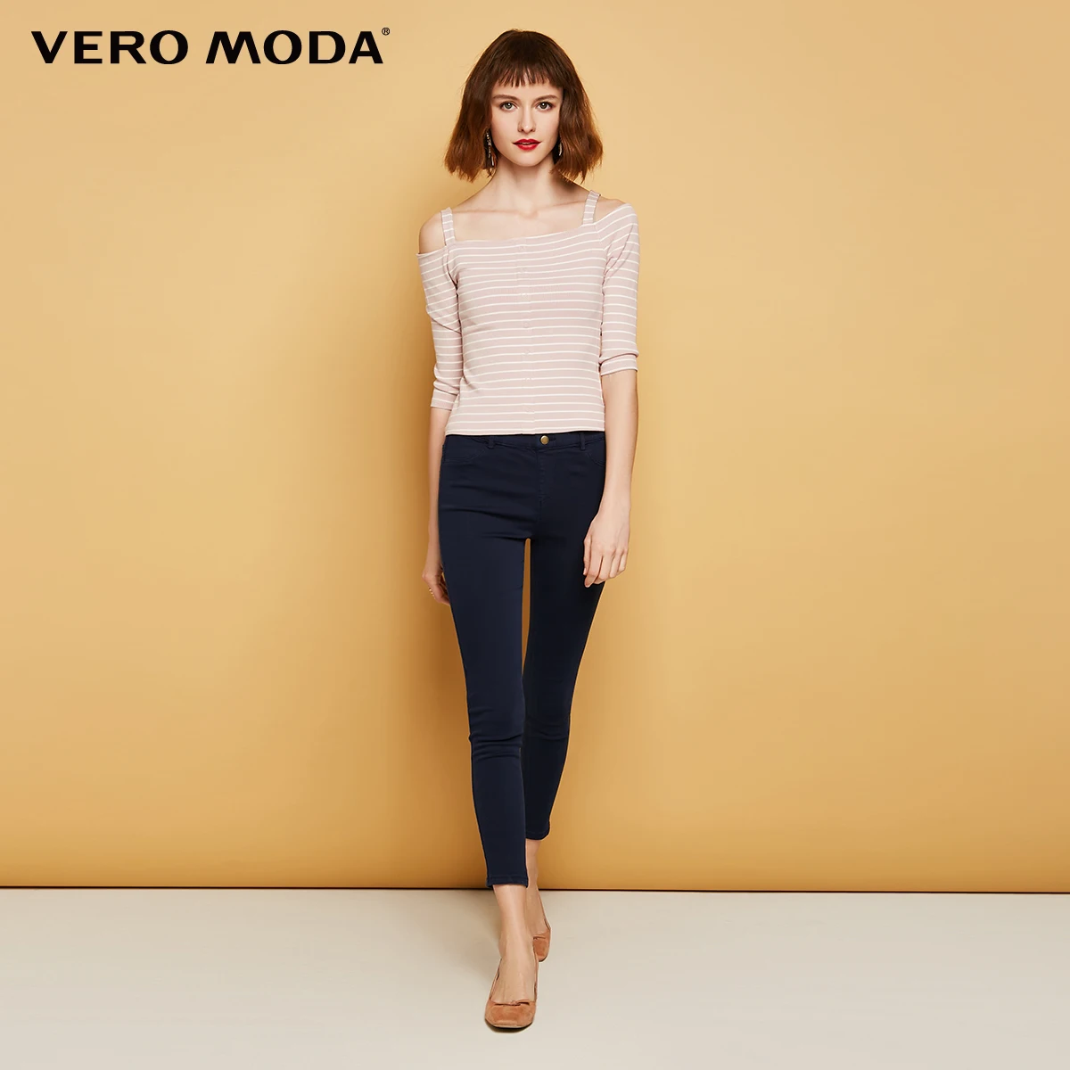 Vero Moda Slim wrap stretch denim pants Jeans Woman | 316449501 Vero Moda Slim wrap stretch denim pants Jeans Woman | 316449501