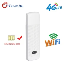 TIANJIE LDW922 3g 4G Универсальный WiFi роутер мобильный портативный мини беспроводной USB модем ключ с nano SIM Слот для карты