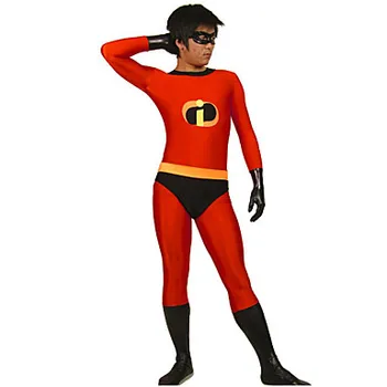 

Mr. Incredible Red and Black Lycra Zentai Men's Cosplay Costume