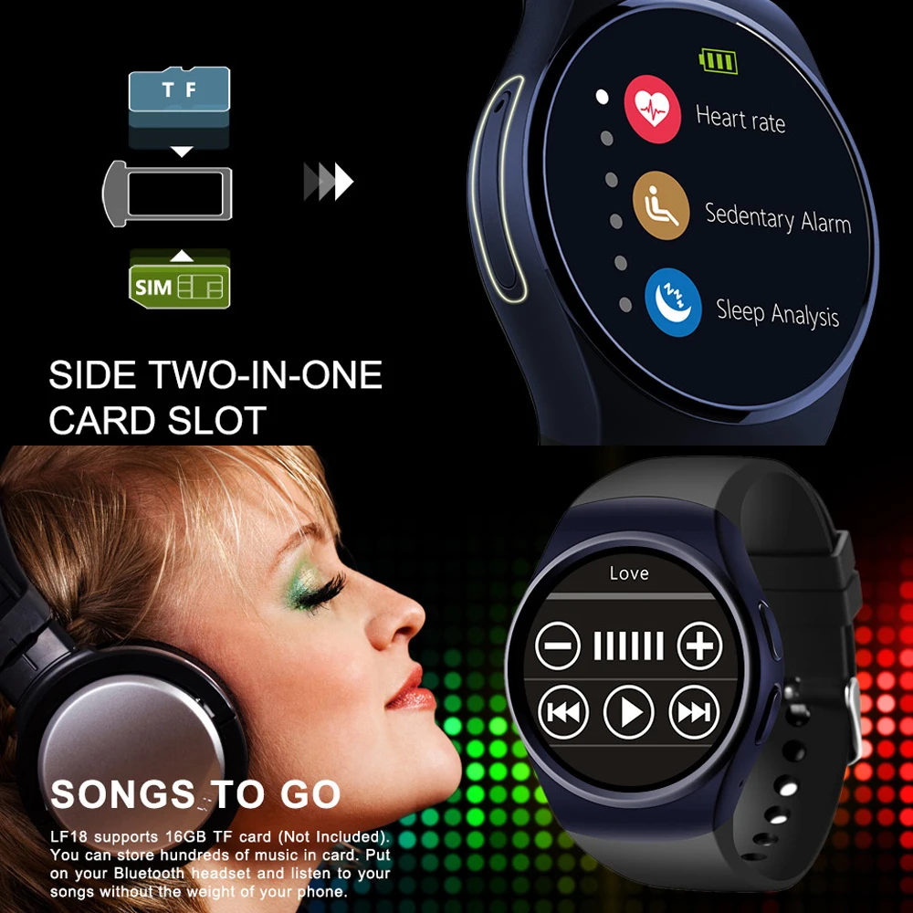 lemfo kw18 bluetooth smart watch