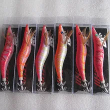 26 шт. 3.5# блесен, Кальмары крюк, Рыболовные приманки, Хороший цвет, Хорошее упакованные