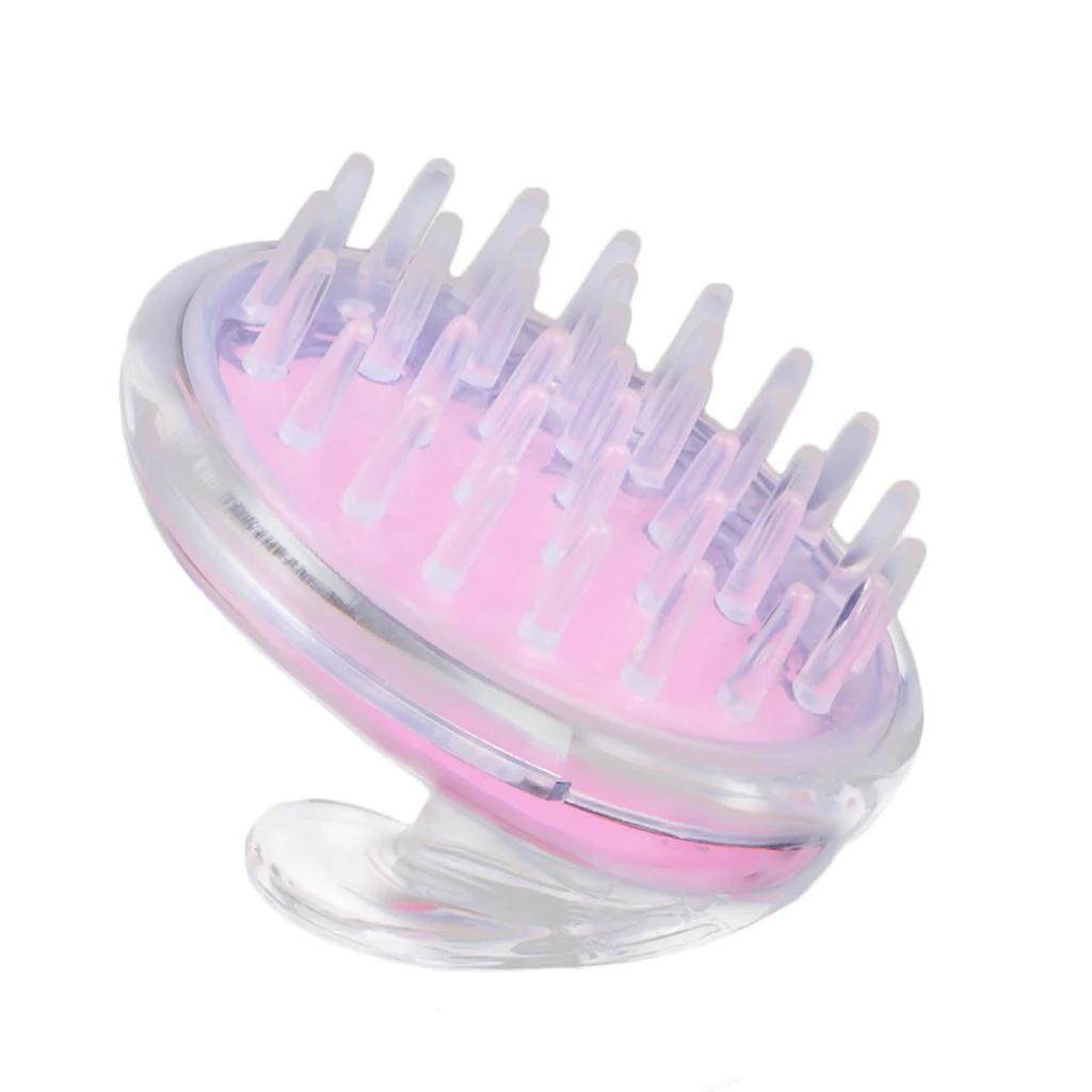 1-Pack Soft Silicone Hair Scalp Massager Brush Shampoo Brush Dandruff Treatment