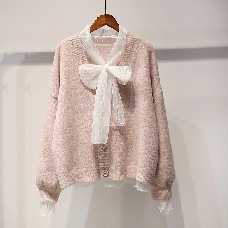 

Cardigan Sweater Jacket Solid Women 2019 Autumn Avocado Green New Outer Thin Tops Short Sweater