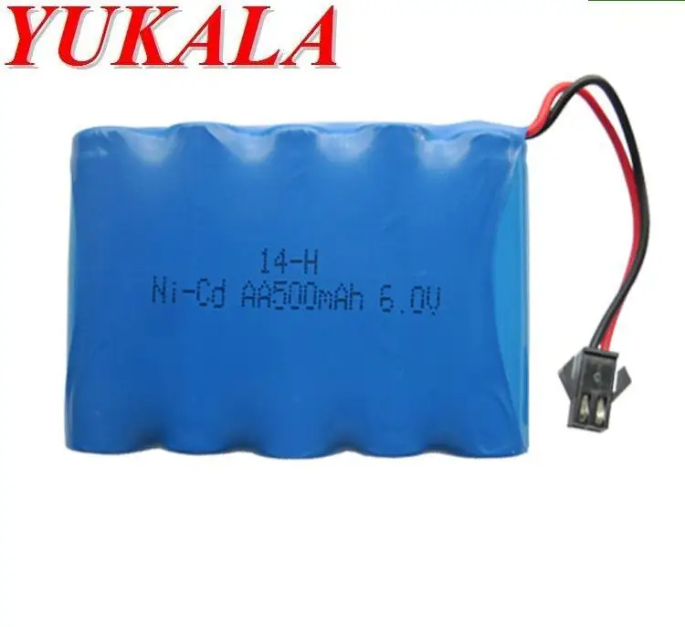 MeGgyc Bater/ía AA de 6V 500mAh para 629 617 615 RC Car RC Boat RC Truck