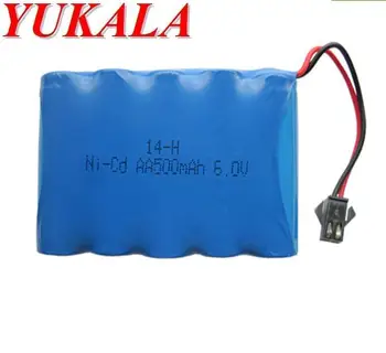 

YUKALA 6V 500mAh N-CD AA Battery for 629 617 615 RC car RC boat RC tank