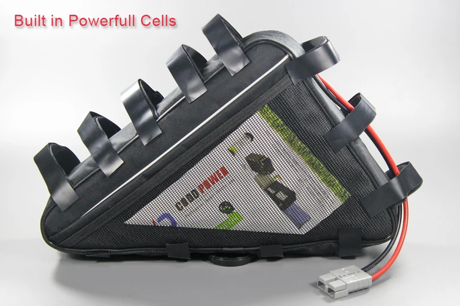 Discount 48v 30ah electric bike battery Triangle Samsung lithium battery 1500W ebike battery Free customs duty 48v bafang motor battery 5