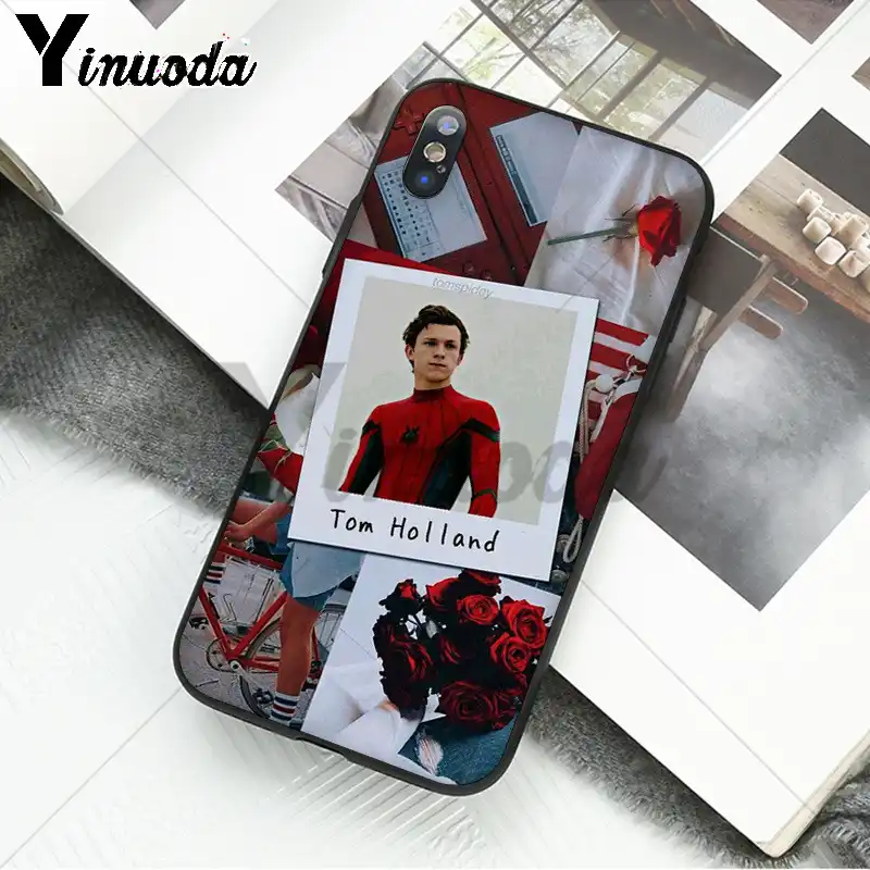 Yinuoda Tom Holland Spider Man Diy Luxury High End Protector Phone