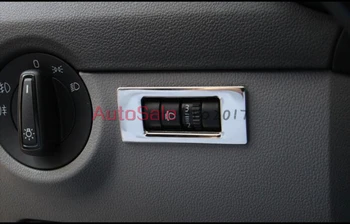 

Car Styling Stainless steel matt Console Head Light Switch Button Cover Trim 1pcs for Skoda Octavia MK3 A7 2015 2016