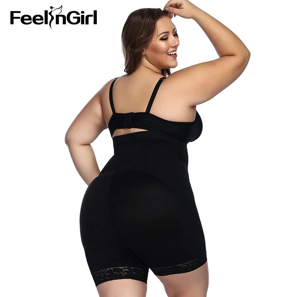 Feelingirl Plus Size Shapewear Women Butt Lifting Breathable